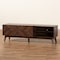 Baxton Studio Hartman Mid-Century Walnut Brown Finished Wood TV Stand 193-12377-ZORO - alternate 3